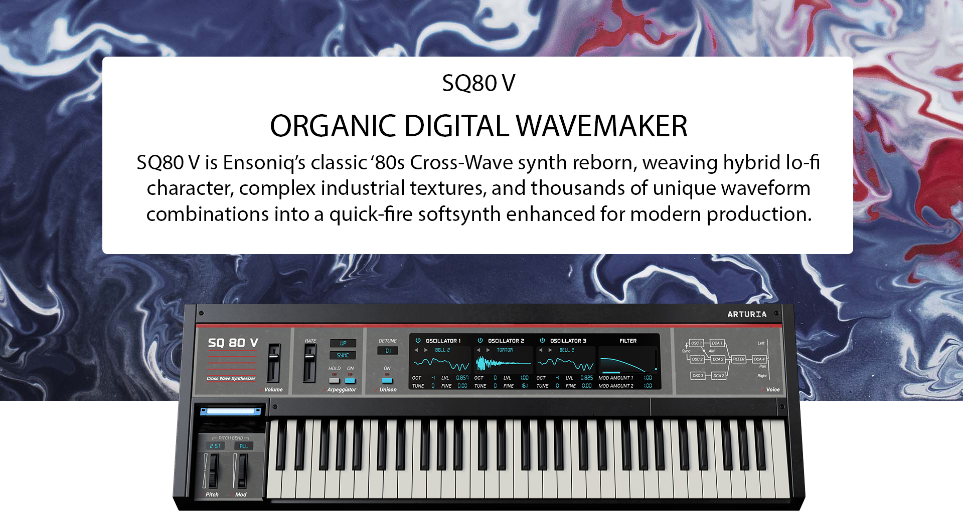 Arturia SQ80 V wavemaker